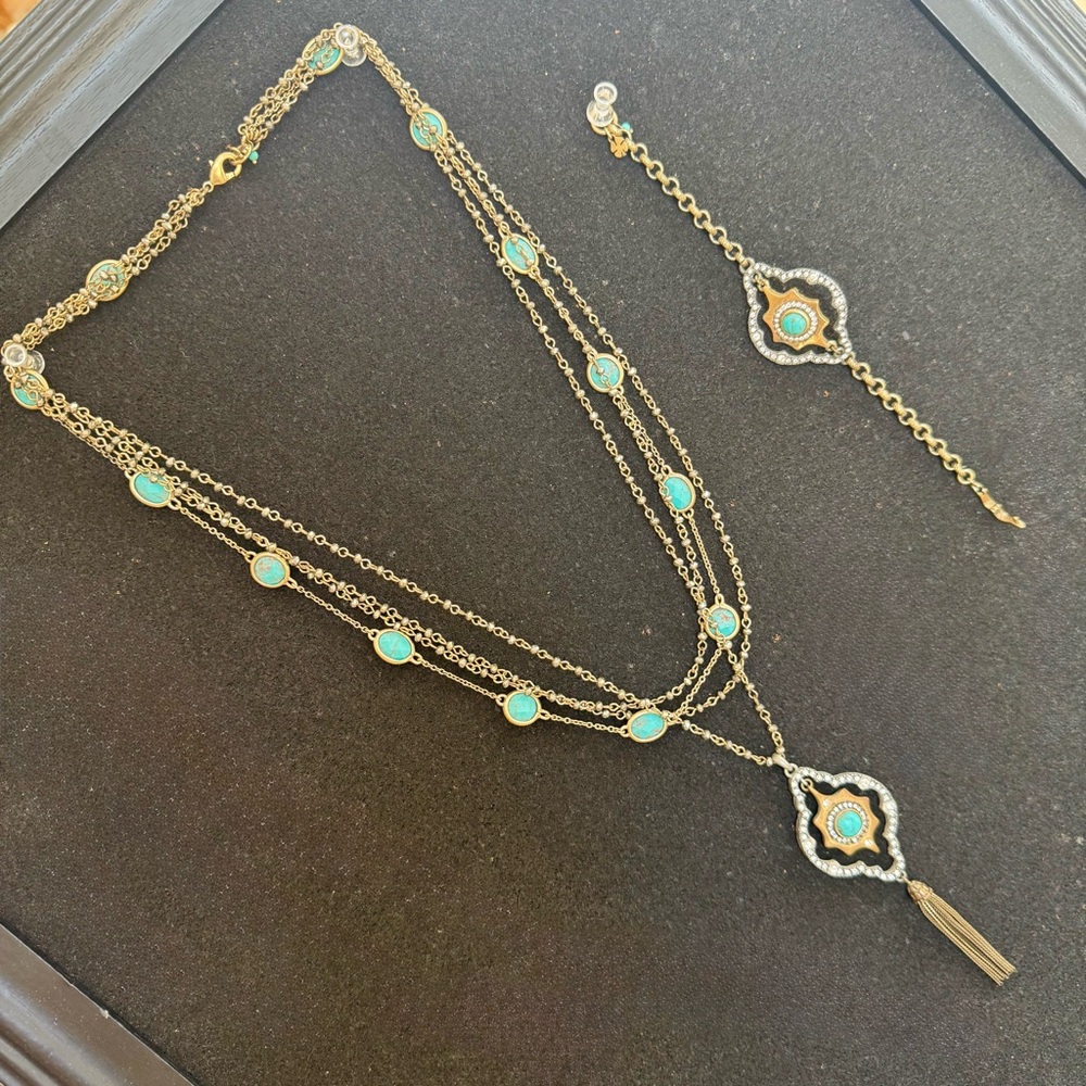 ✨Rare Vintage Lucky Brand turquoise set
